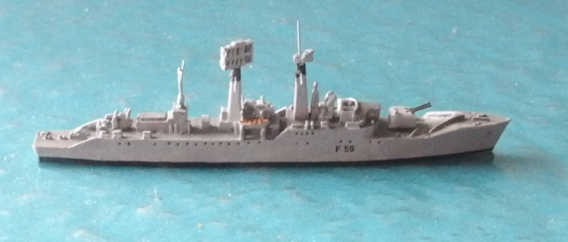 Fregatte F 59 "HMS Chichester" Type 61 (1 St.) GB 1958 Nr. K 342A von Albatros